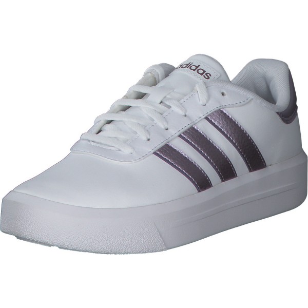 Adidas Core Court Platform, Sneakers Low, Damen, white berry metallic