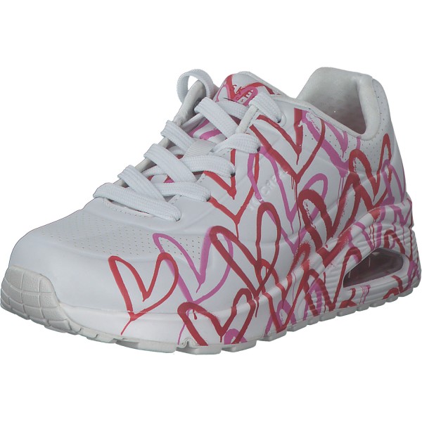 Skechers Uno Spread the Love 155507 WRPK white/red/pink