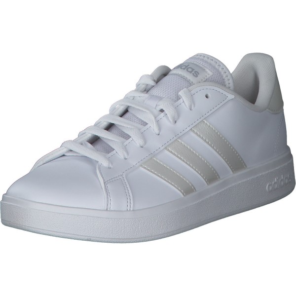 Adidas Core Grand Court Base 2 W, Sneakers Low, Damen, weiß / silber