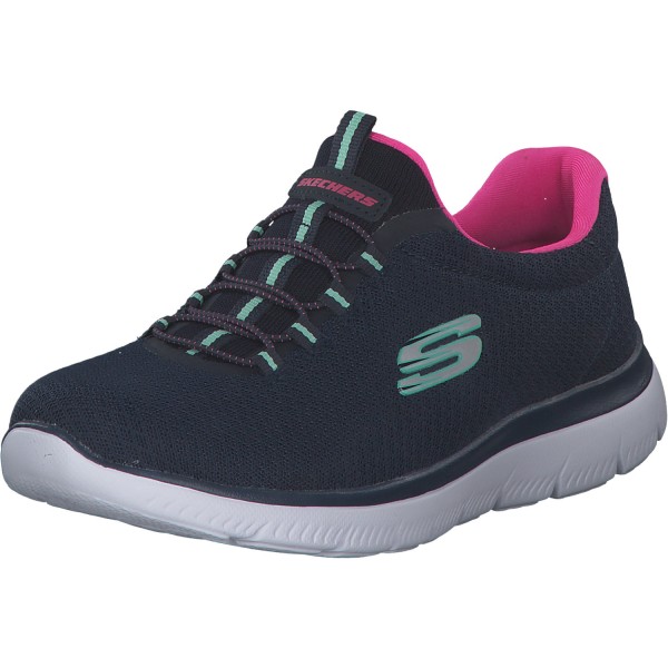 Skechers 12980, Sneakers Low, Damen, blau/pink